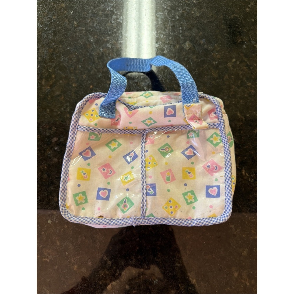 Gi-go Toys Vintage Doll Diaper Bag Nursery Play Baby‎ Handle Pretend